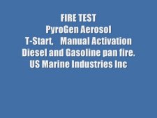 Marine Fire test MAY07